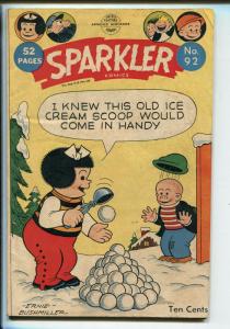 SPARKLER #92 1949-UNITED FEATURES-NANCY-TARZAN-HOGARTH-ERNIE BUSHMILLER-vg 