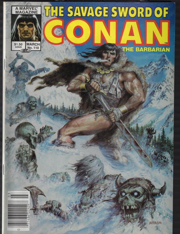 Savage Sword of Conan #110 (Marvel, 1985)