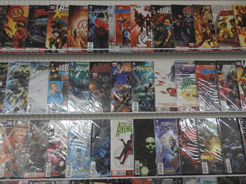 Huge Lot 130+ Comics W/Avengers,  Archer and Armstrong,  Jonah Hex+ Avg VF Cond!