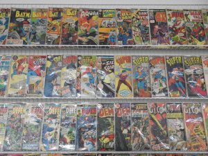 Huge Lot 120+ Silver/Bronze Comics W/Superman, Batman, JLA+ See Description!