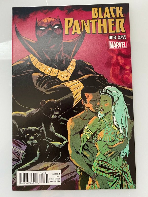 Black Panther #3 Storm Variant 2016 NM My Book Is Strong Like Bull! See Images