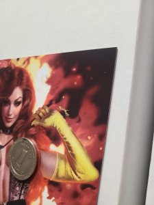 Shikarii Deathrage #4 Firebird Phoenix NM+ Lingerie Virgin Variant + Sticker