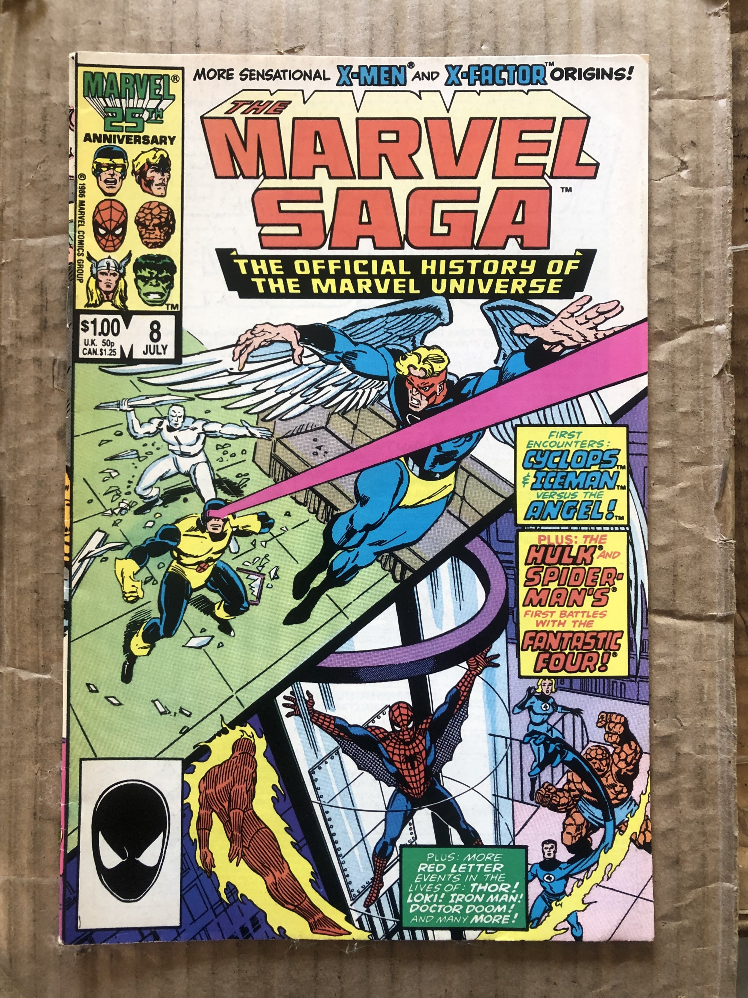 The Marvel Saga The Official History Of The Marvel Universe 8 Direct Edition Comic Books 