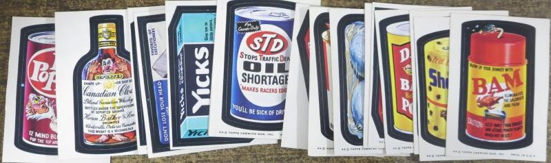 TOPPS WACKY PACKAGES-- 8th SERIES , MISSING THREE! 15 Doubles!
