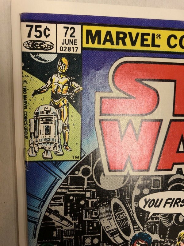 Star Wars (1983) # 72 (VF/NM) Canadian price Variant ! Who’s On First ?