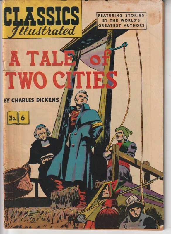 Classic Illustrated #6  A Tale of Two Cities(1942)