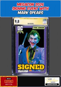 BATMAN SUPERMAN WORLD'S FINEST #48 CGC SS 9.8 MARK SPEARS SIGNED MEGACON PRESALE