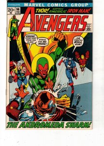 The Avengers #96 (1972) High-grade Roy T. story! Neal Adams art!  Lynchburg CERT