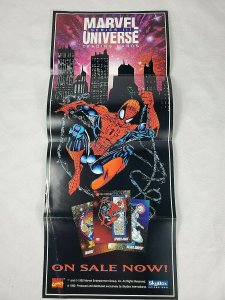 Spider Man poster Marvel Universe Trading Cards 1992 skybox  Vintage Rare  7.0