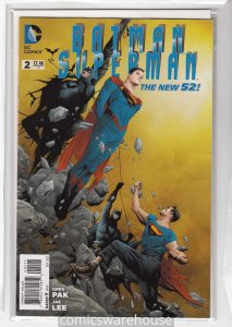 BATMAN SUPERMAN (2013 DC) #2 NM- FIRST PRINT NM A09796