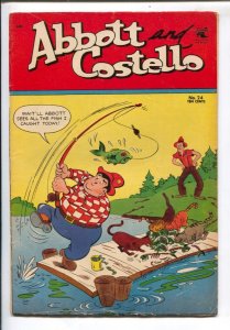 Abbott and Costello #24  1954 - St. John  -VG/FN - Comic Book