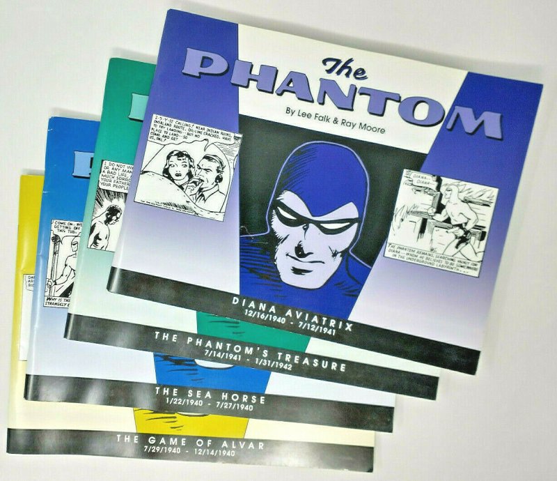 The Phantom Reprints Game of Alvar, Sea Horse, Phantom Treasure, Diana Aviatrix