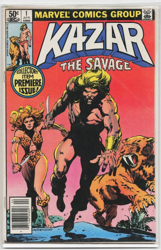 Ka-Zar the Savage #1 (1981) Ka-Zar