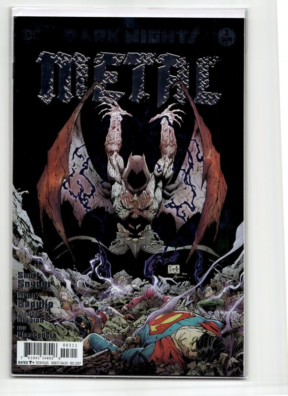 Dark Nights: Metal #3 Second Print Cover (2017) Justice League