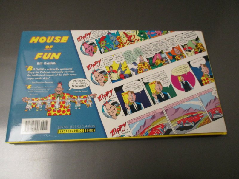 1995 Zippy's House of Fun HC/DJ VF+/FVF Signed #409/2000 1st 112p Bill Griffith