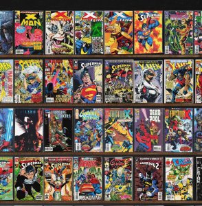 Huge Lot 150+ Comics with Wolverine, X-Factor, Superman & More!