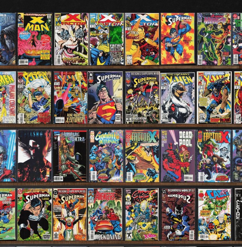 Huge Lot 150+ Comics with Wolverine, X-Factor, Superman & More!