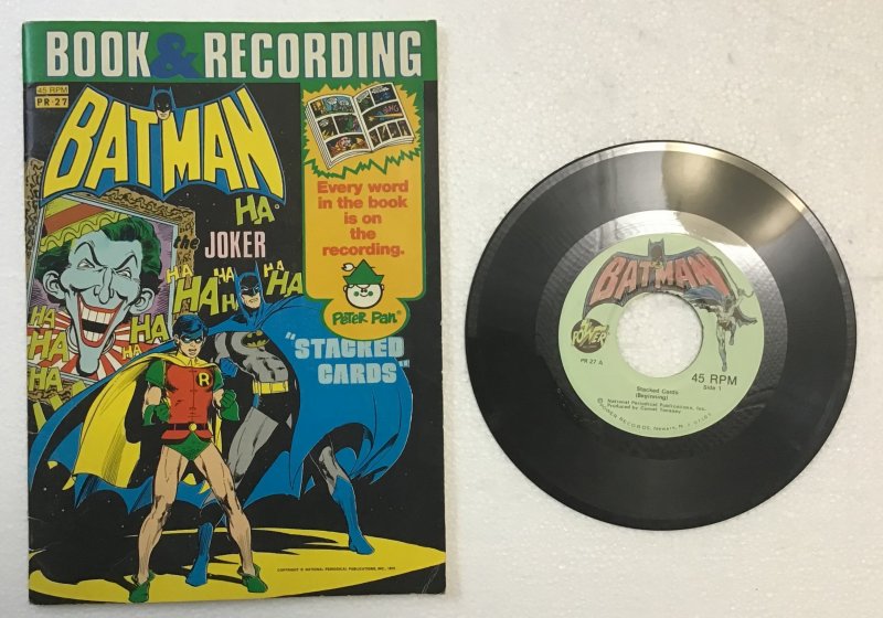 Batman: Stacked Cards Book and Record Set PR27