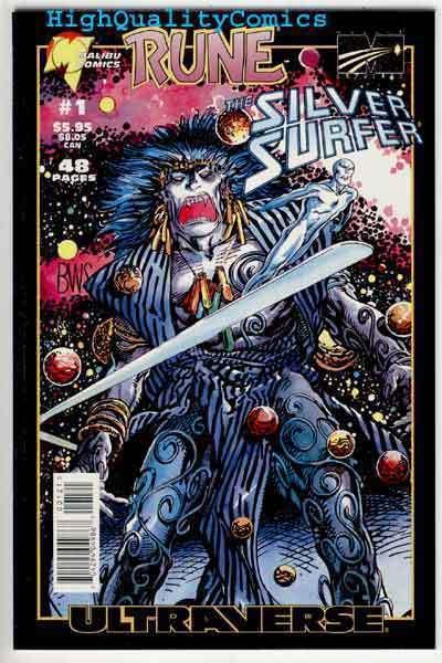 SILVER SURFER / RUNE #1, NM, Barry Smith, Vampire,1995