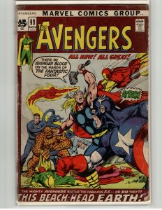 The Avengers #93 British Variant (1971) The Avengers