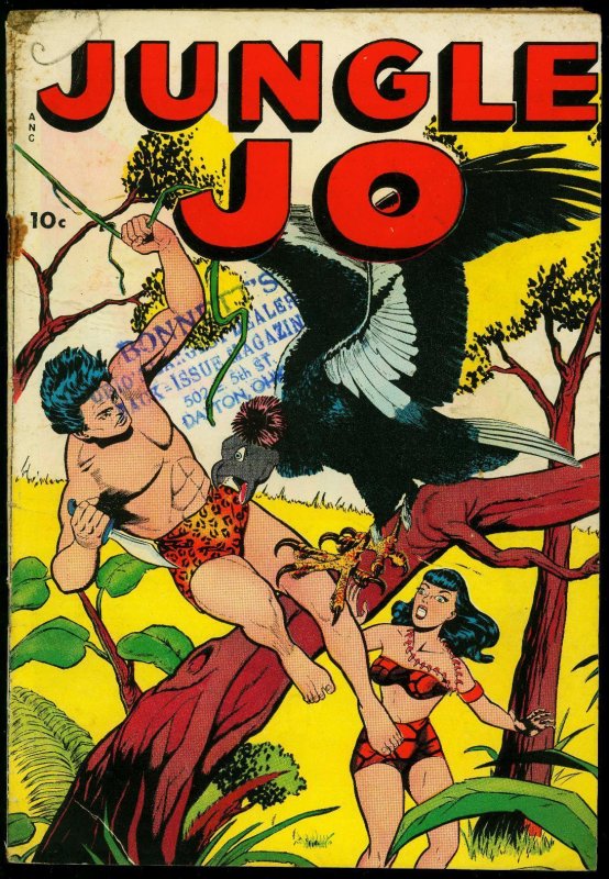 JUNGLE JO-1950-NO NUMBER ISSUE-JO JO, CONGO KING-FOX  G/VG