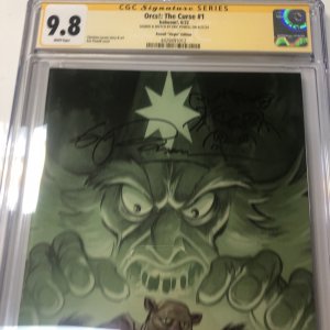 Orcs : The Curse (2022)  # 1 ( CGC 9.8 SS) Signed & Sketch  Eric Powell * Virgin