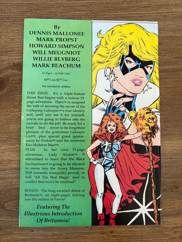 Flare # 3 NM Hero Graphics Comic Book 16 J268