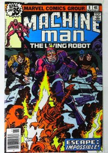 Machine Man (1978 series)  #8, NM + (Actual scan)