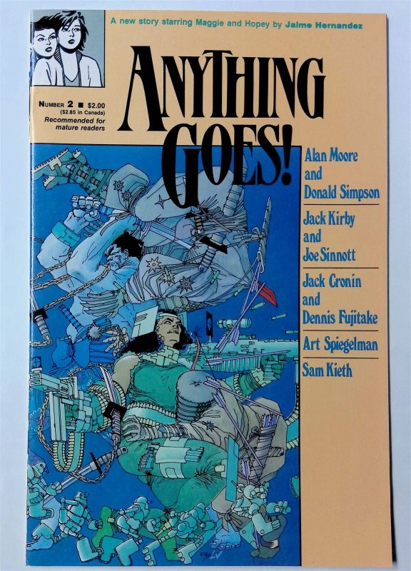 Anything Goes! #2 (Dec 1986, Comics Journal) FN/VF