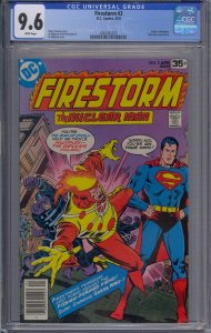 FIRESTORM #2 CGC 9.6 ORIGIN MULTIPLEX SUPERMAN AL MILGROM WHITE PAGES