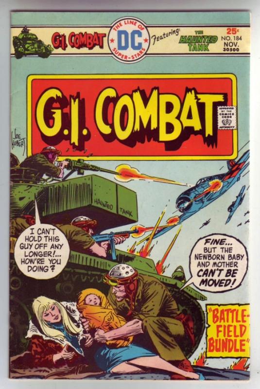 G.I. Combat #184 (Nov-75) NM- High-Grade The Haunted Tank