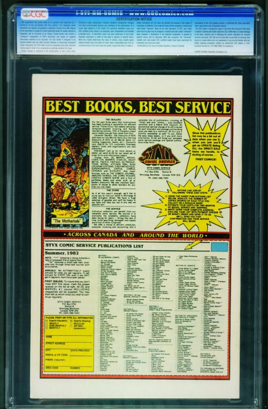 E-man #1 CGC Graded 9.6-Joe Staton-1st issue-0207093032