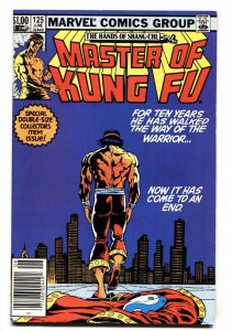 Master of Kung Fu #125 1983 comic book LAST ISSUE