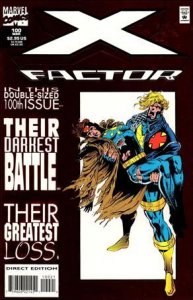 X-Factor (1986) 100-A Embossed Red Foil Cover FN