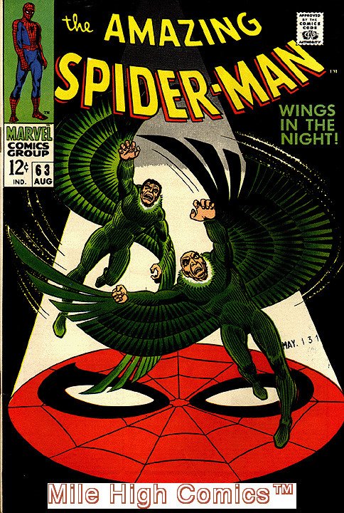 SPIDER-MAN  (1963 Series) (AMAZING SPIDER-MAN)  #63 Very Fine Comics Book