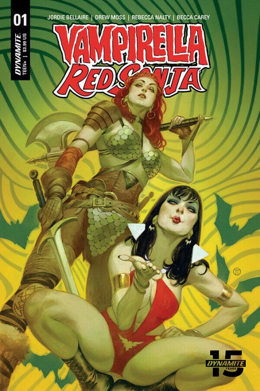 Vampirella Red Sonja #1 Cvr B Tedesco (Dynamite, 2019) NM