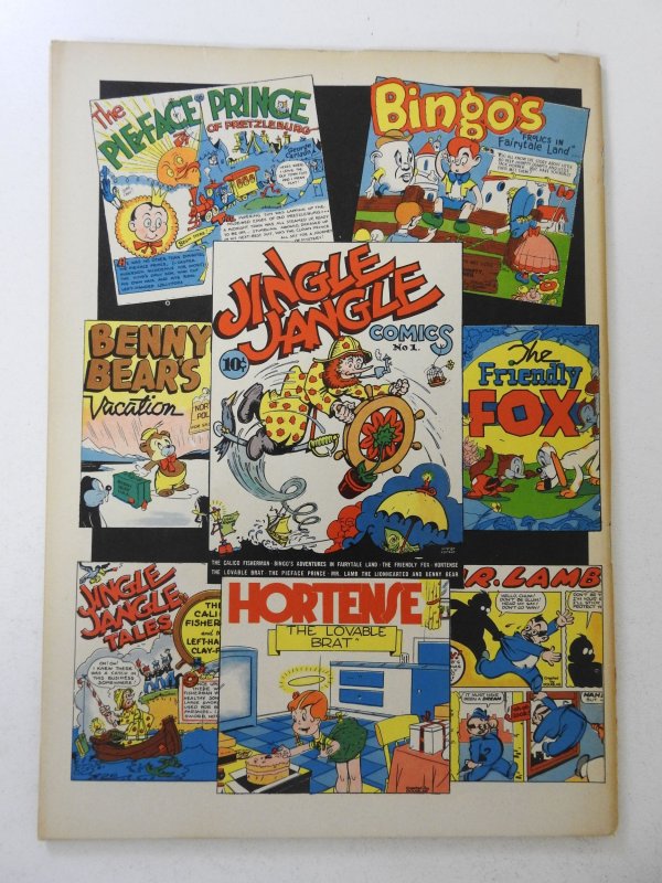 Famous Funnies #103 (1943) GD Condition cover detached, 2 in spine split