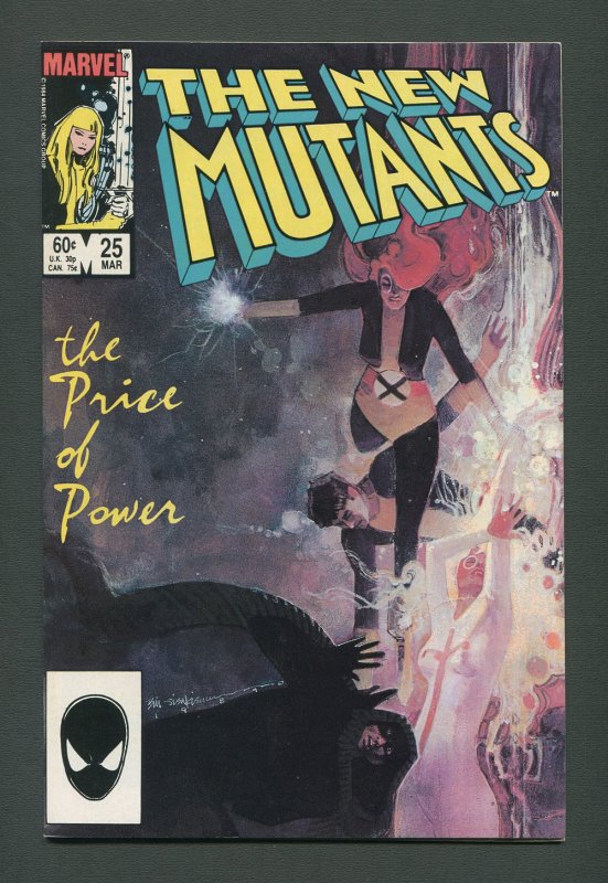 New Mutants #25  / 9.6 NM+  /  March 1985