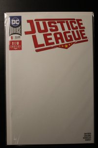 Justice League #1 Blank Variant Cover (2018)
