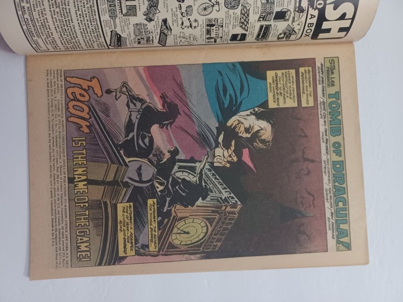 Tomb of Dracula #15 - vampire - horror - 1973 - FN