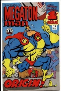 Megaton Man #1 Second Print Cover (1984) Megaton Man