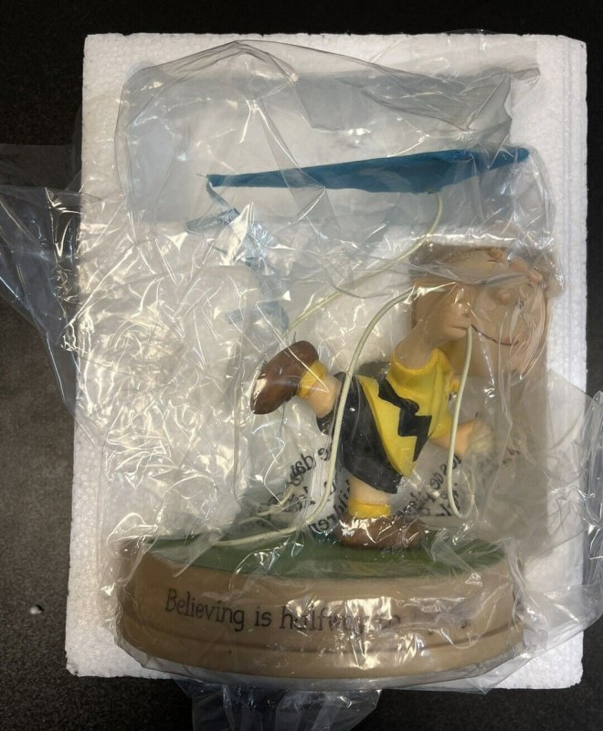 2011 Hallmark Peanuts Gallery Charlie Brown Believing Is Halfway to Flying