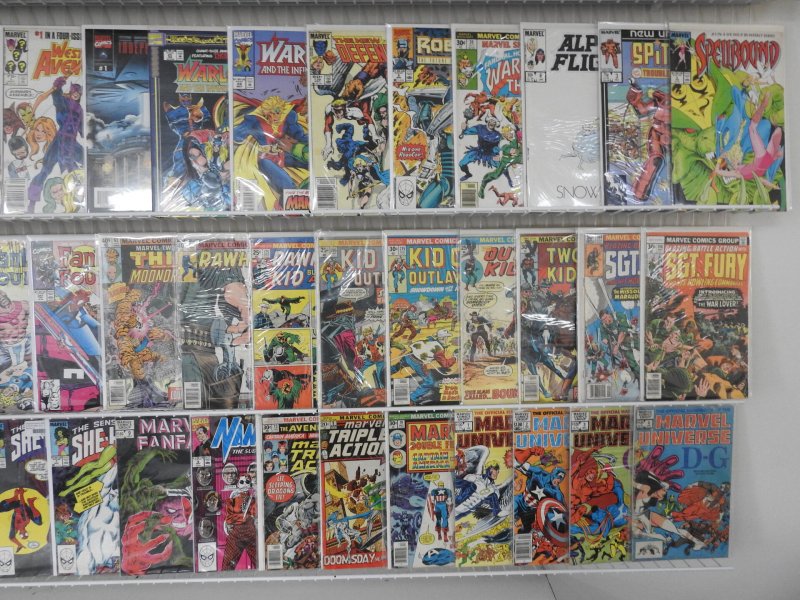 Huge Lot 130+ Comics W/ X-Force, War Machine, Deathlok+ Avg Fine/VF Condition!