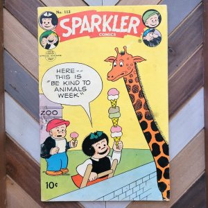 SPARKLER COMICS #113 VG (1953) Nancy & Sluggo CASEY RUGGLES Pre-Code BUSHMILLER