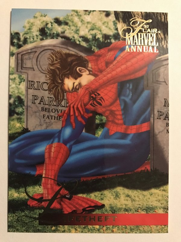 LIFETHEFT #50 card : Marvel Annual 1995 Flair; NM/M;  base, Spider-Man