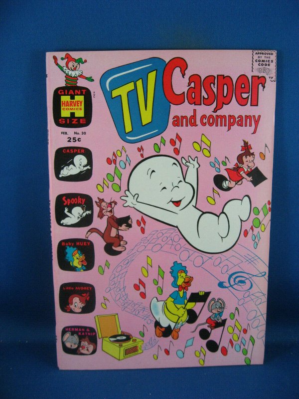 TV CASPER AND CO 30 VF NM 1970 GIANT SQUAREBOUND SPOOKY AUDREY HARVEY