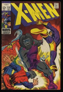 X-Men #53 VG/FN 5.0 1st Barry Windsor Smith Art! Blastaar! Beast Origin!