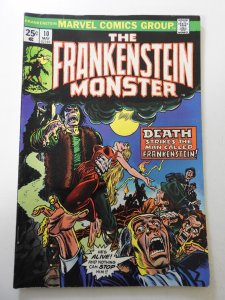 The Frankenstein Monster #10 (1974) FN+ Condition! MVS intact! 1/2 in tear fc