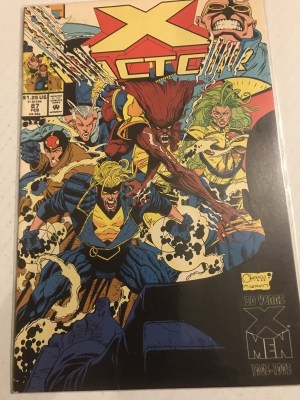 X-FACTOR #87 : Marvel 2/92 VF/NM; Quesada cover, Doc Sampson