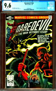 Daredevil #168 CGC Graded 9.6 1st Elektra